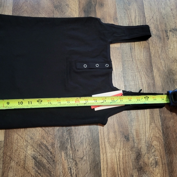 Popilush Black Button Down Sleeveless Tummy Control Tank Top Bodysuit XL/XXL - Picture 8 of 9